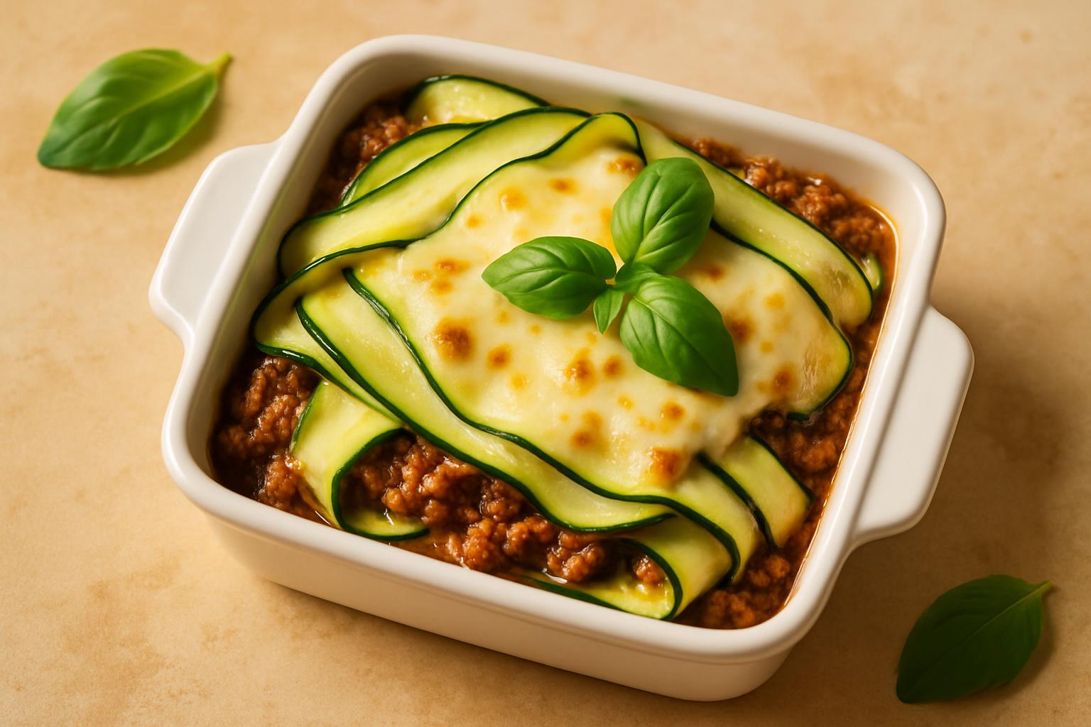 Lasagnes de courgettes — dîner KETO du vendredi