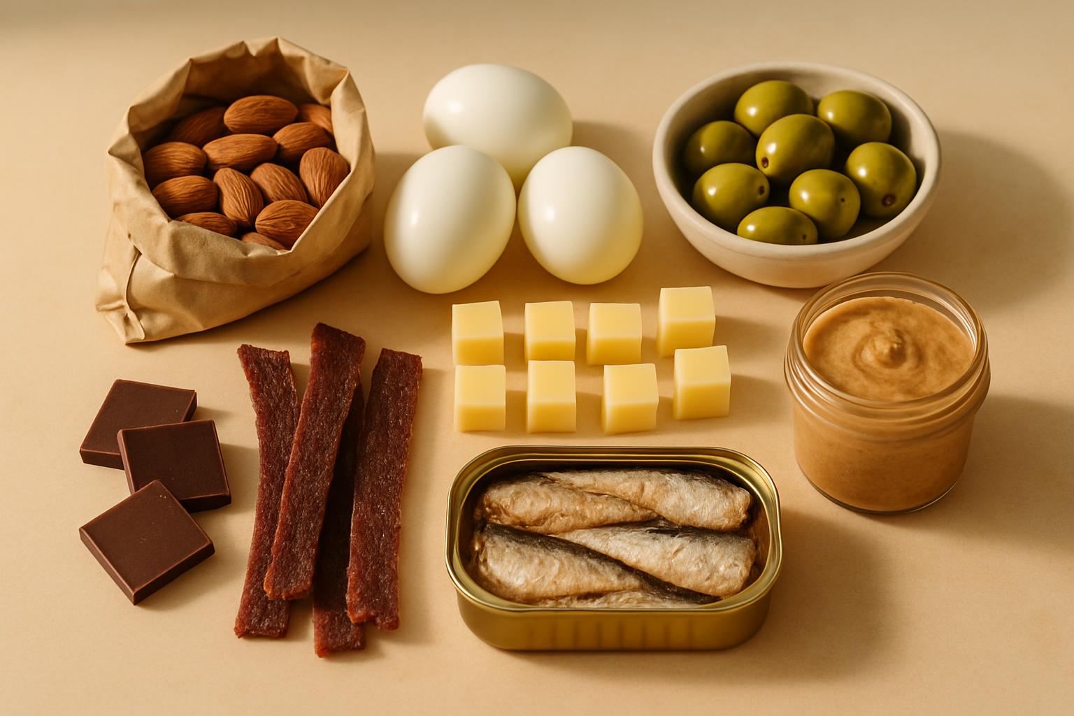 25 snacks KETO à emporter au bureau (sans frigo, sans micro-ondes)